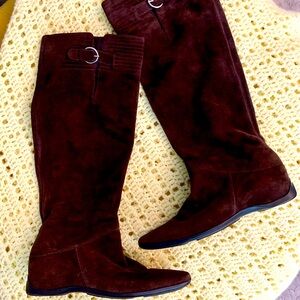 Nine West Woman’s Knee High Chocolate Brown Boots